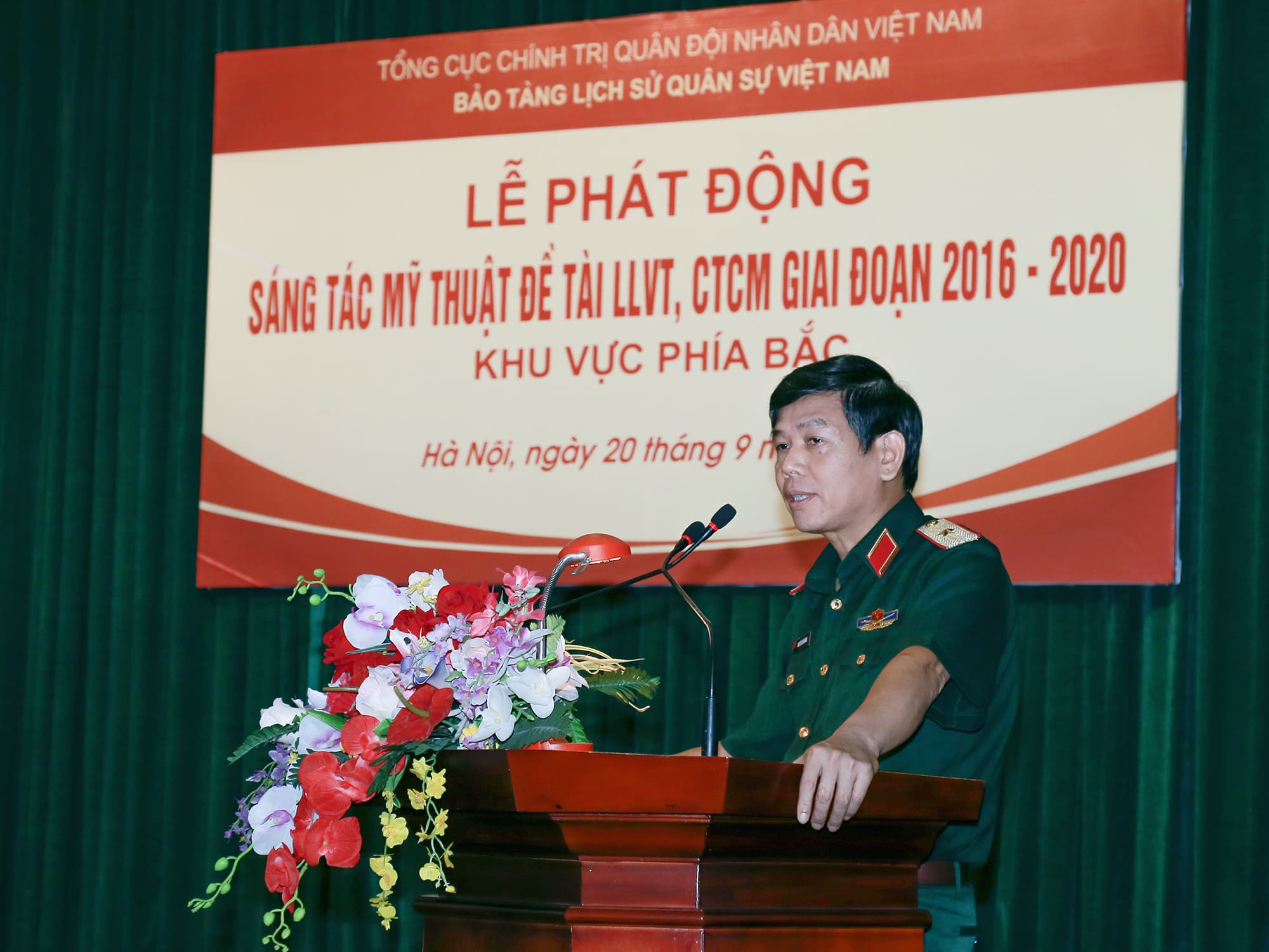 Phát động sáng tác Mỹ thuật đề tài “Lực lượng vũ trang, chiến tranh cách mạng” giai đoạn 2016 – 2020 khu vực phía Bắc