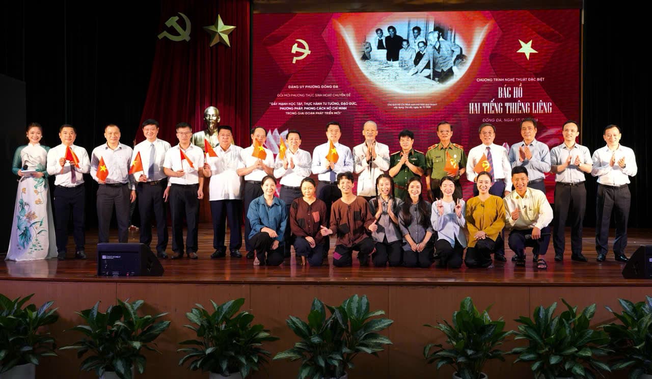 Thư cảm ơn của Bí thư phường Đống Đa (Hà Nội) tới BTC Chương trình nghệ thuật đặc biệt “Bác Hồ - Hai tiếng thiêng liêng”